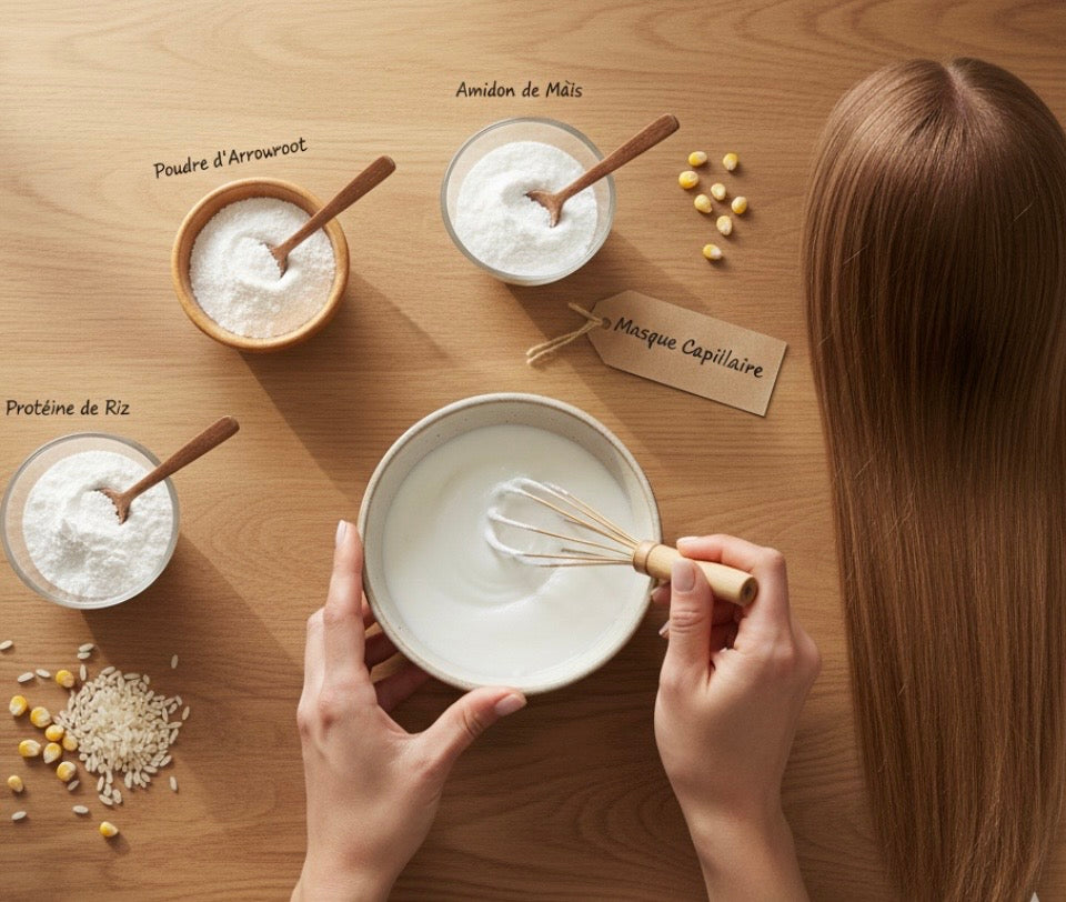 Secrets Capillaires DIY – Bienfaits des Poudres Végétales pour Cheveux Type 1 à 2